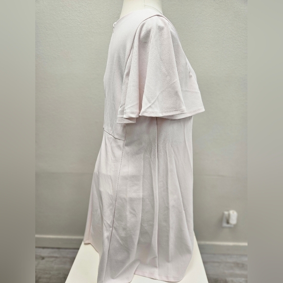 LIZ CLAIBORNE Flutter Dress Size 18W pale pink - Picture 5 of 6